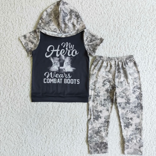 My Hero Camo Hooded Outfit