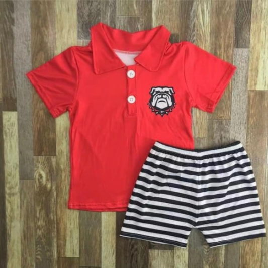 UGA Boy Short Set
