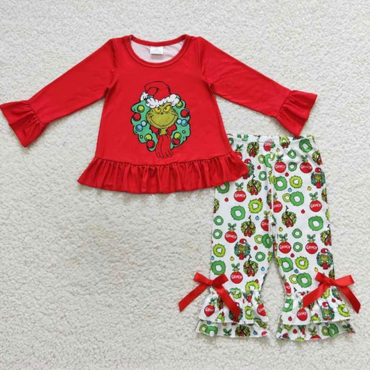 Grinchmas Wreath & Bows
