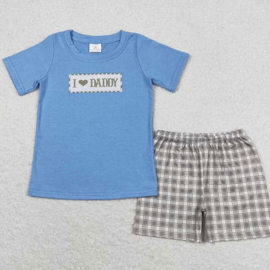 Plaid I love Daddy