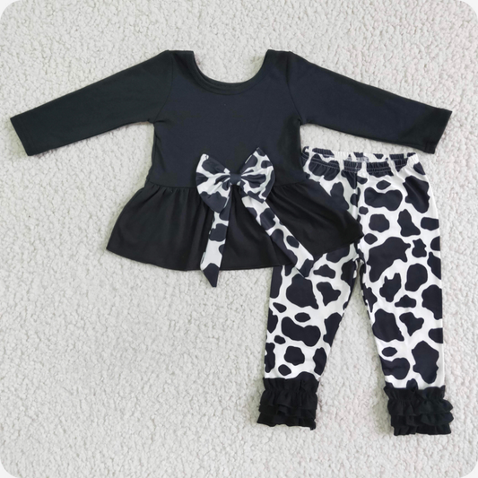 Cow Print, Bows & Ruffles