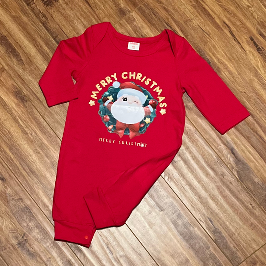 Red Jumpsuit with Santa Image