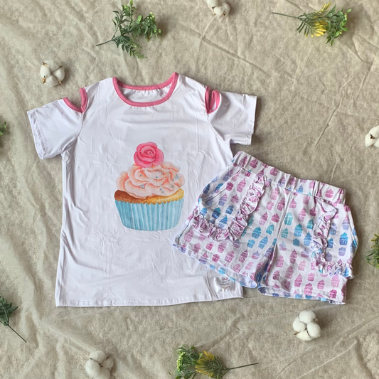 Cupcake Short Set