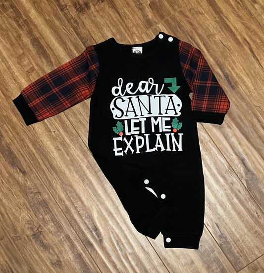 Black Santa Let Me Explain Jumpsuit