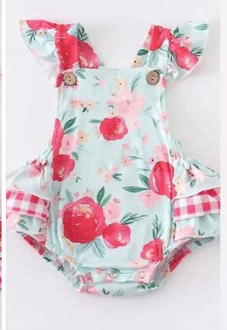 Clouds of Floral Romper
